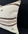 Turkish Hemp Pillow Cushion Natural Beige Brown Pillow Cushion Cover 24x24 #30423