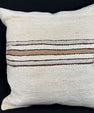 Turkish Hemp Pillow Cushion Natural Beige Brown Pillow Cushion Cover 24x24 #30397