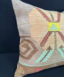 Turkish Hemp Pillow Cushion Natural Mint Green Brown Pillow Cushion Cover 24x24 #30400