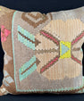 Turkish Hemp Pillow Cushion Natural Mint Green Brown Pillow Cushion Cover 24x24 #30400