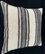 Turkish Hemp Pillow Cushion Natural Beige Gray Pillow Cushion Cover 24x24 #30395