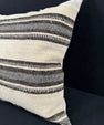 Turkish Hemp Pillow Cushion Natural Beige Gray Pillow Cushion Cover 24x24 #30395