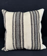 Turkish Hemp Pillow Cushion Natural Beige Gray Pillow Cushion Cover 24x24 #30395
