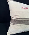 Turkish Hemp Pillow Cushion Natural Beige Brown Pillow Cushion Cover 24x24 #30401