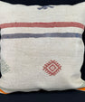 Turkish Hemp Pillow Cushion Natural Beige Red Pillow Cushion Cover 24x24 #30411