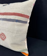Turkish Hemp Pillow Cushion Natural Beige Red Pillow Cushion Cover 24x24 #30411