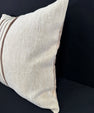 Turkish Hemp Pillow Cushion Natural Beige Brown Pillow Cushion Cover 24x24 #30373