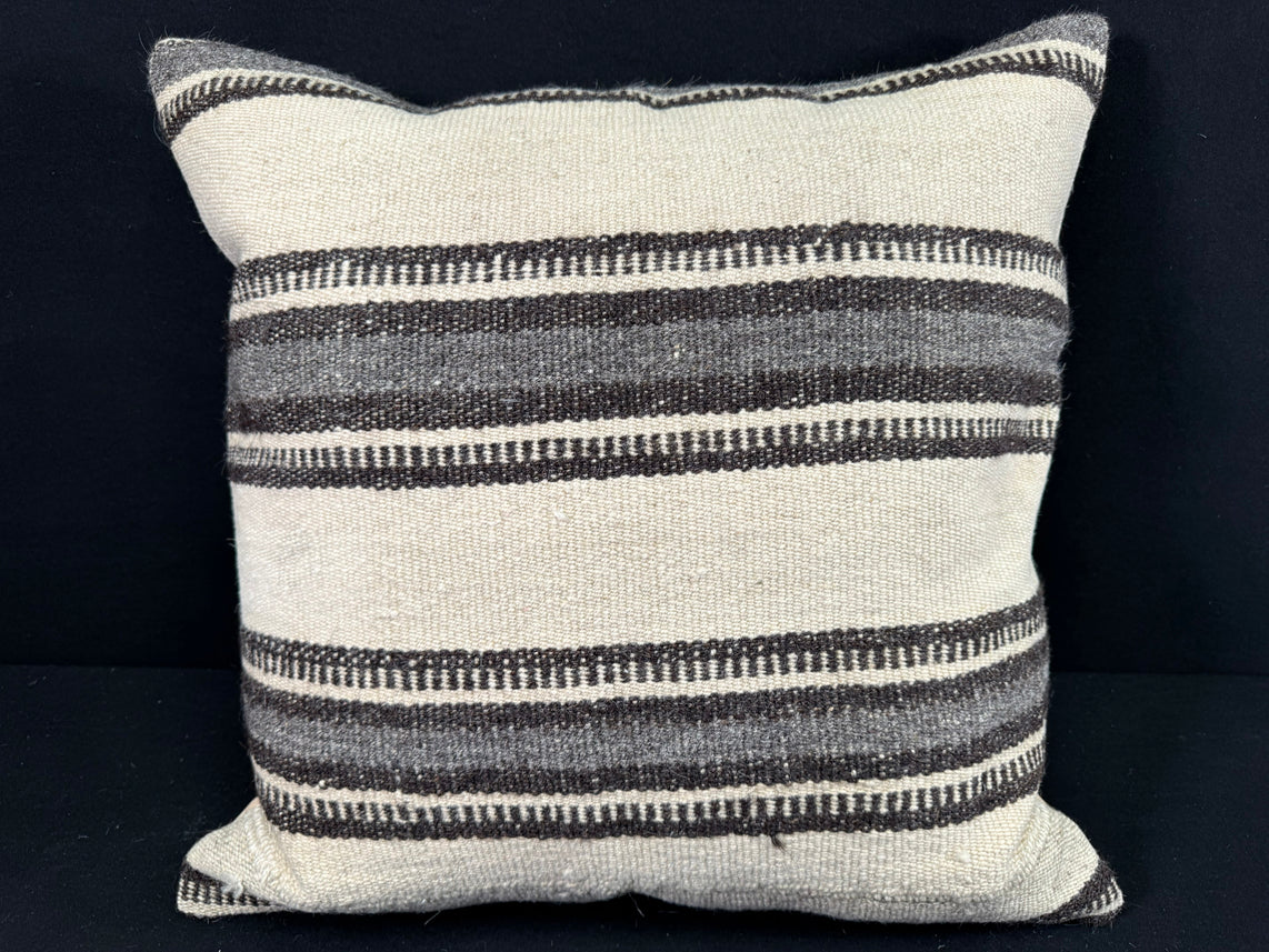 Turkish Hemp Pillow Cushion Natural Beige Brown Pillow Cushion Cover 24x24 #30413