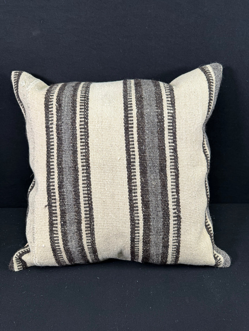 Turkish Hemp Pillow Cushion Natural Beige Brown Pillow Cushion Cover 24x24 #30413