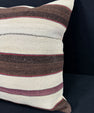 Turkish Hemp Pillow Cushion Natural Beige Brown Pillow Cushion Cover 24x24 #30374