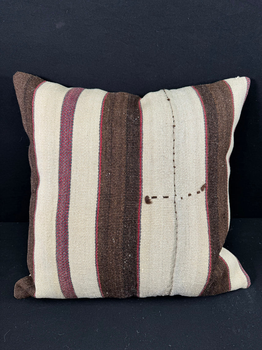 Turkish Hemp Pillow Cushion Natural Beige Brown Pillow Cushion Cover 24x24 #30374