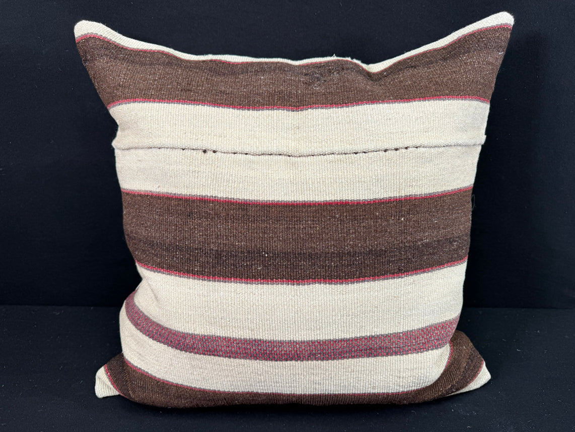 Turkish Hemp Pillow Cushion Natural Beige Brown Pillow Cushion Cover 24x24 #30425