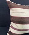 Turkish Hemp Pillow Cushion Natural Beige Brown Pillow Cushion Cover 24x24 #30425