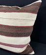 Turkish Hemp Pillow Cushion Natural Beige Brown Pillow Cushion Cover 24x24 #30425