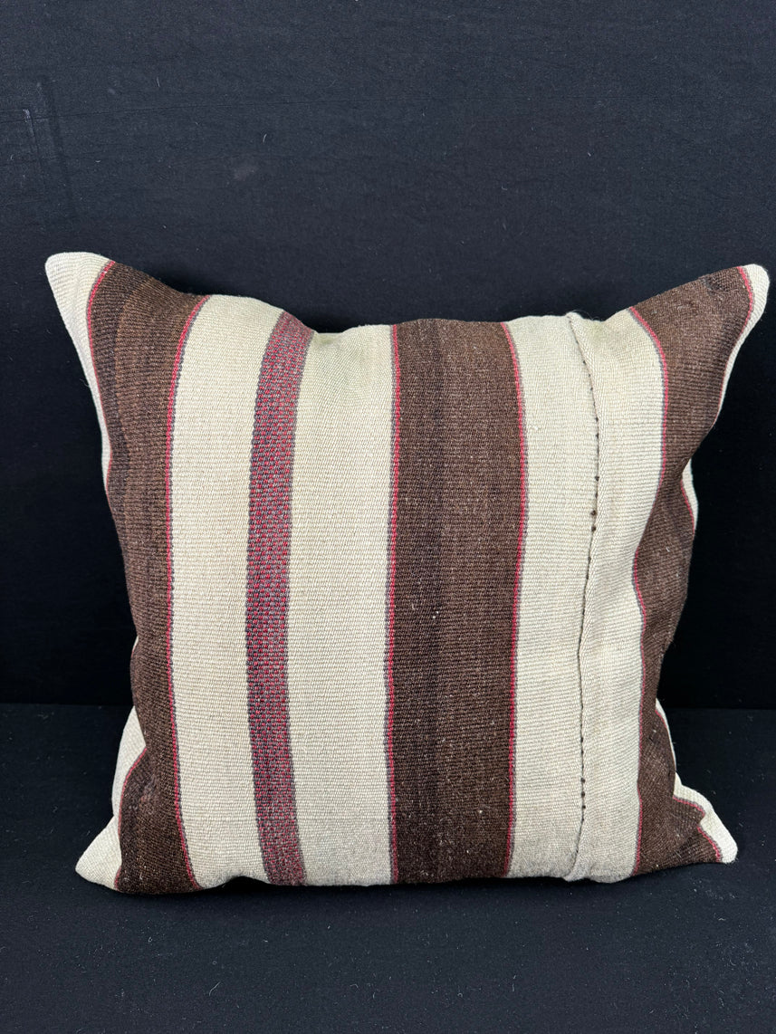 Turkish Hemp Pillow Cushion Natural Beige Brown Pillow Cushion Cover 24x24 #30425