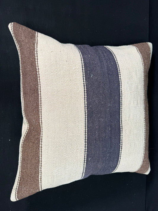 Turkish Hemp Pillow Cushion Natural Beige Brown Pillow Cushion Cover 24x24 #30377