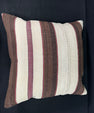 Turkish Hemp Pillow Cushion Natural Beige Brown Pillow Cushion Cover 24x24 #30375