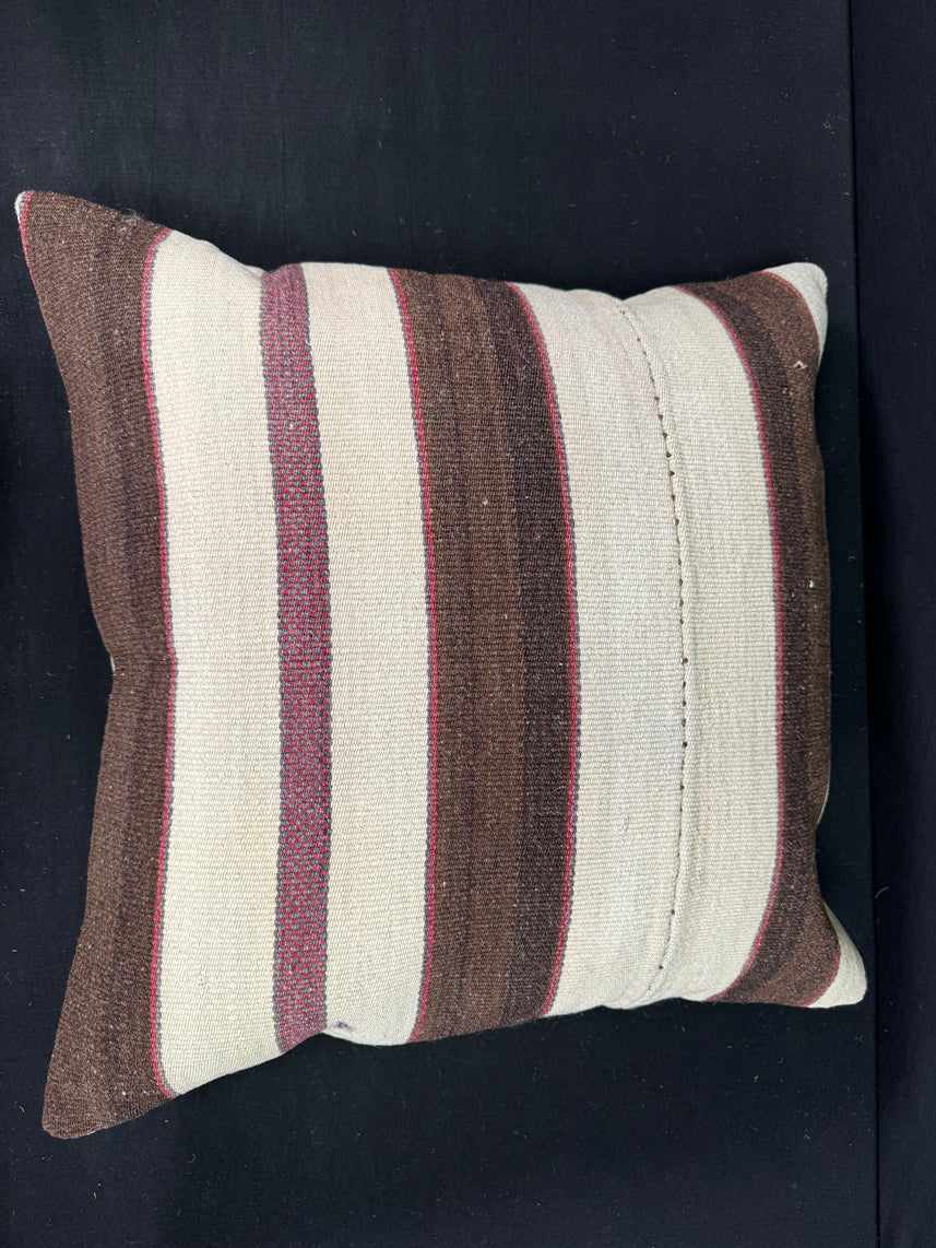Turkish Hemp Pillow Cushion Natural Beige Brown Pillow Cushion Cover 24x24 #30375