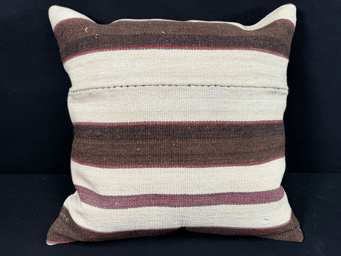 Turkish Hemp Pillow Cushion Natural Beige Brown Pillow Cushion Cover 24x24 #30375