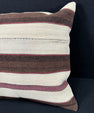 Turkish Hemp Pillow Cushion Natural Beige Brown Pillow Cushion Cover 24x24 #30375