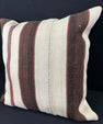 Turkish Hemp Pillow Cushion Natural Beige Brown Pillow Cushion Cover 24x24 #30375