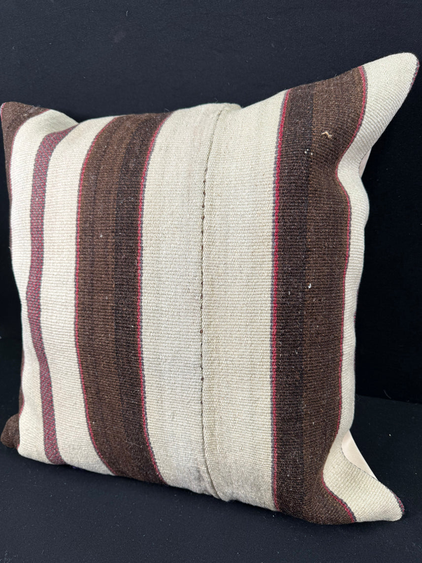 Turkish Hemp Pillow Cushion Natural Beige Brown Pillow Cushion Cover 24x24 #30375