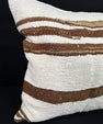 Turkish Hemp Pillow Cushion Natural Beige Brown Pillow Cushion Cover 24x24 #30417