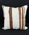 Turkish Hemp Pillow Cushion Natural Beige Brown Pillow Cushion Cover 24x24 #30417