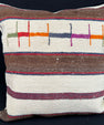 Turkish Hemp Pillow Cushion Natural Beige Brown Pillow Cushion Cover 24x24 #30408