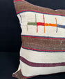 Turkish Hemp Pillow Cushion Natural Beige Brown Pillow Cushion Cover 24x24 #30408