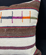 Turkish Hemp Pillow Cushion Natural Beige Brown Pillow Cushion Cover 24x24 #30408