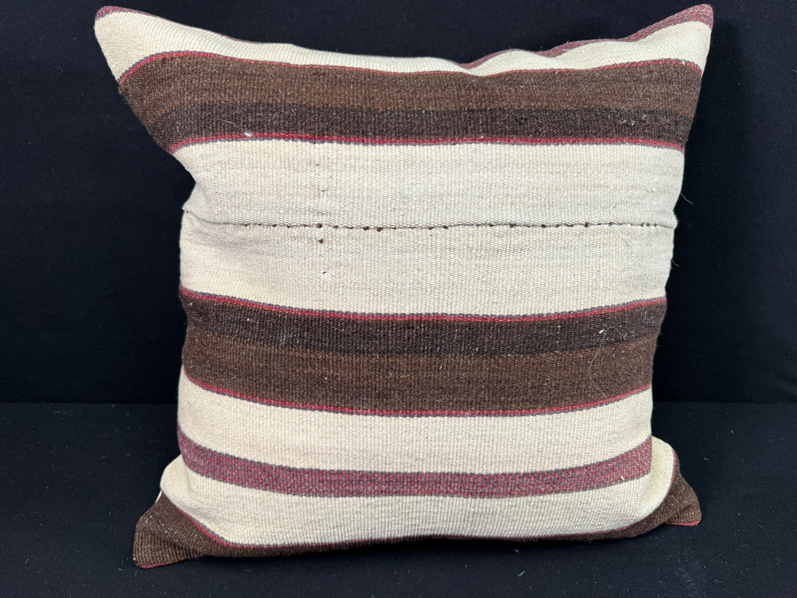 Turkish Hemp Pillow Cushion Natural Beige Brown Pillow Cushion Cover 24x24 #30412
