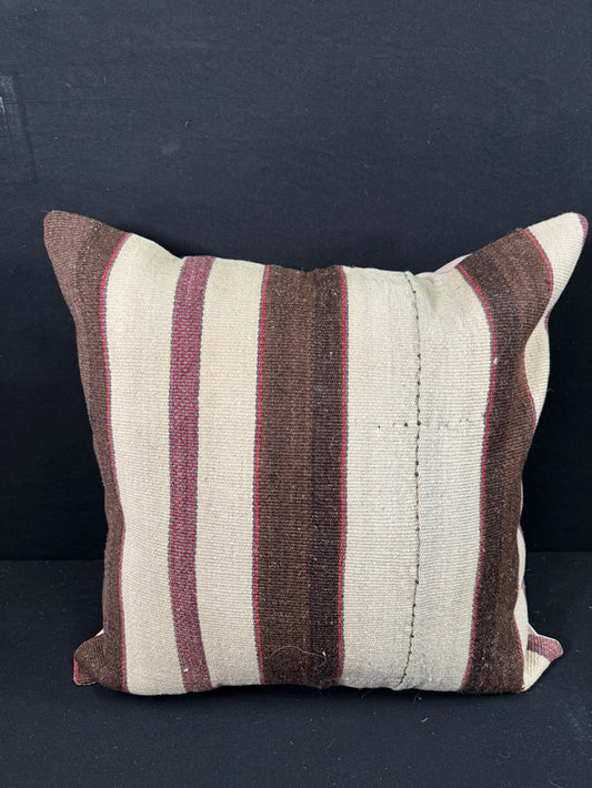 Turkish Hemp Pillow Cushion Natural Beige Brown Pillow Cushion Cover 24x24 #30412