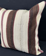 Turkish Hemp Pillow Cushion Natural Beige Brown Pillow Cushion Cover 24x24 #30412