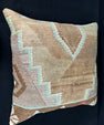 Turkish Hemp Pillow Cushion Natural Mint Green Brown Pillow Cushion Cover 24x24 #30415