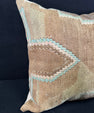 Turkish Hemp Pillow Cushion Natural Mint Green Brown Pillow Cushion Cover 24x24 #30415