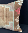 Turkish Hemp Pillow Cushion Natural Mint Green Brown Pillow Cushion Cover 24x24 #30415