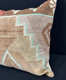 Turkish Hemp Pillow Cushion Natural Mint Green Brown Pillow Cushion Cover 24x24 #30415