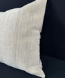 Turkish Hemp Pillow Cushion Natural Beige Pillow Cushion Cover 24x24 #30416