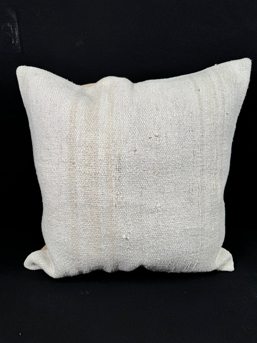 Turkish Hemp Pillow Cushion Natural Beige Pillow Cushion Cover 24x24 #30379