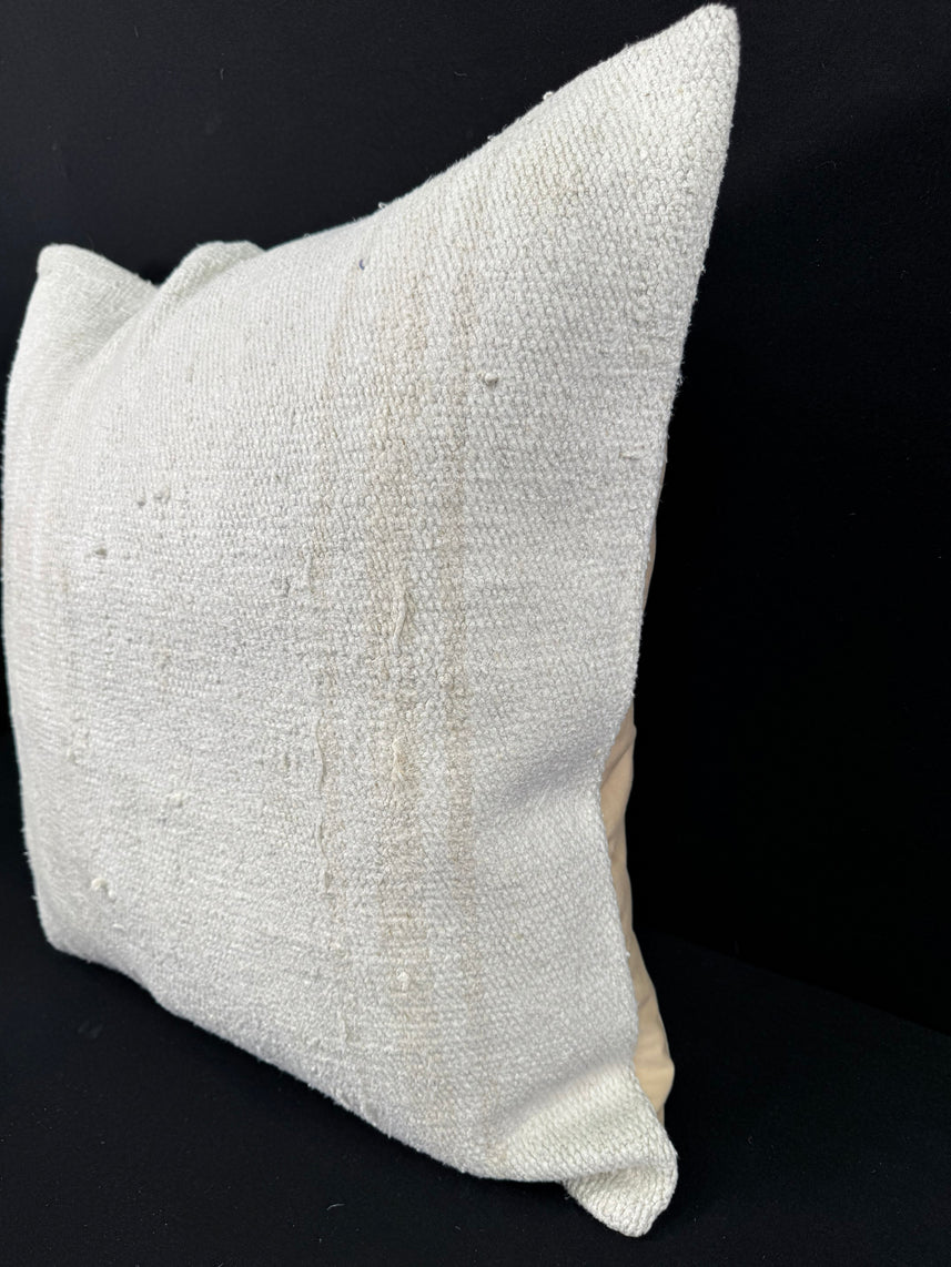 Turkish Hemp Pillow Cushion Natural Beige Pillow Cushion Cover 24x24 #30379
