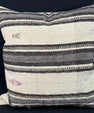 Turkish Hemp Pillow Cushion Natural Beige Gray Pillow Cushion Cover 24x24 #30392