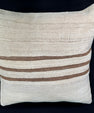 Turkish Hemp Pillow Cushion Natural Beige Brown Pillow Cushion Cover 24x24 #30388