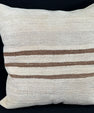 Turkish Hemp Pillow Cushion Natural Beige Brown Pillow Cushion Cover 24x24 #30388