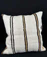 Turkish Hemp Pillow Cushion Natural Beige Brown Pillow Cushion Cover 24x24 #30380