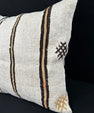 Turkish Hemp Pillow Cushion Natural Beige Brown Pillow Cushion Cover 24x24 #30380