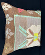 Turkish Hemp Pillow Cushion Natural Mint Green Brown Pillow Cushion Cover 24x24 #30389
