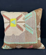 Turkish Hemp Pillow Cushion Natural Mint Green Brown Pillow Cushion Cover 24x24 #30389