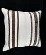 Turkish Hemp Pillow Cushion Natural Beige Brown Pillow Cushion Cover 24x24 #30385