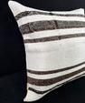 Turkish Hemp Pillow Cushion Natural Beige Brown Pillow Cushion Cover 24x24 #30385